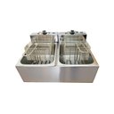 Ver imagem 1 de Fritadeira Elétrica 2 Cubas Plus Aço Inox 10L 110v 3600W
