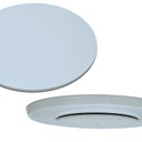Ver imagem 1 de Prato Giratório para Sala de Jantar 70cm Branco/Off White