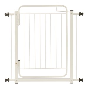 Grade Portão Proteção Pet Cachorro 74cm a 79cm Criança Cães:branco