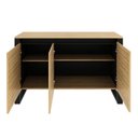 Ver imagem 5 de Kit Escritório 5 Peças com 1 Escrivaninhas, 1 Gaveteiro, 1 Estante e 2 Armários Multiuso