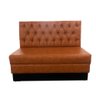 Sofá Booth Max Estofado 1,20m para Bares e Restaurantes - Caramelo - 3