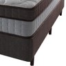 Cama Box Casal Marrom + Colchão Molas Ensacadas Suporte 200 kg Baltimore 138x188x71cm - 5