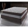 Cama Box Casal Marrom + Colchão Molas Ensacadas Suporte 200 kg Baltimore 138x188x71cm - 2