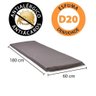 Colchonete De Visita Espuma D20 Solteiro Antialérgico BF Colchões - 2