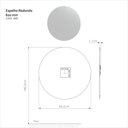 Ver imagem 2 de Espelho Decorativo Estilo Redondo 51 cm Prata/Cromado