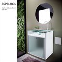 Ver imagem 3 de Espelho Decorativo Estilo Redondo 51 cm Prata/Cromado