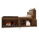Ver imagem 2 de Cama Solteiro com Espaço Pet Nicho Puppy Framar Moveis:malbec