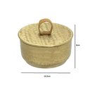 Ver imagem 4 de Caixa Porta Joia Decorativac/tampa em Metal Dourado 8x14,5cm