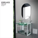Ver imagem 4 de Espelho Decorativo Banheiro Oval 34,5 x 51,5 cm Prata