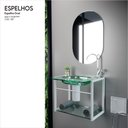 Ver imagem 4 de Espelho Decorativo Banheiro Oval 34,5 X 51,5 Cm