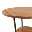 Ver imagem 6 de Mesa Alta Bistrô Industrial Área Gourmet Porto Cor: Louro Freijó - Kmj