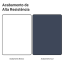 Ver imagem 2 de Rack para TV até 70 Polegadas 160cm 4 Gavetas Branco/Azul Vik Madesa 04