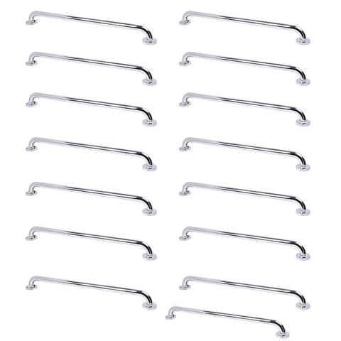 Alça de Apoio Inox Barra 70cm Kit 15 Unidades Banheiro Segurança Idoso Suporte Acessibilidade Resist