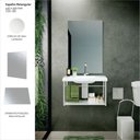 Ver imagem 4 de Espelho Decorativo Retangular 45,5x55cm Prata