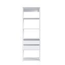 Ver imagem 5 de Estante de Escritório com 2 Gavetas e 3 Prateleiras 60cm Multimóveis Crpro-EST010 Branco
