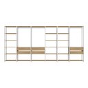 Ver imagem 5 de Guarda-roupa Closet Modulado Texas 6 Gavetas 405cm Multimóveis Mp4788 Branco/madeirado