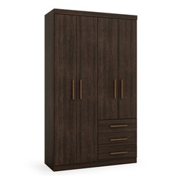 Guarda-roupa Solteiro 4 Portas 3 Gavetas Advantage - 3