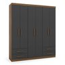 Guarda-roupa Casal 6 Portas 4 Gavetas Advantage - 3