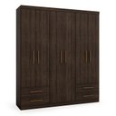 Ver imagem 3 de Guarda-roupa Casal 6 Portas 4 Gavetas Advantage
