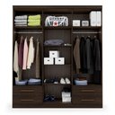 Ver imagem 2 de Guarda-roupa Casal 6 Portas 4 Gavetas Advantage