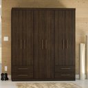 Ver imagem 1 de Guarda-roupa Casal 6 Portas 4 Gavetas Advantage