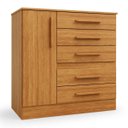 Ver imagem 2 de Cômoda para Quarto 1 Porta 5 Gavetas Advantage
