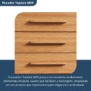 Ver mais imagens de Cômoda para Quarto 1 Porta 5 Gavetas Advantage Marrom/Freijó