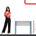 Ver imagem 5 de Escrivaninha 900x600mm M90/60p25tub