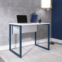Ver imagem 1 de Escrivaninha M90/60P25TUB 90cm Industrial Branco e Azul Delrei
