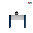 Ver mais imagens de Escrivaninha M90/60P25TUB 90cm Industrial Branco e Azul Delrei