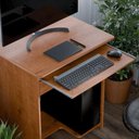 Ver imagem 4 de Mesa de Computador Escrivaninha com Gaveta Barcelona Freijo