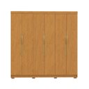 Ver imagem 2 de Guarda-Roupa Casal 6 Portas 6 Gavetas em MDF Lorenzo Marrom/Cerejeira