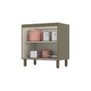 Ver imagem 5 de Balcão 80cm 2 Portas (sem Tampo) Connect Henn - Duna/cristal