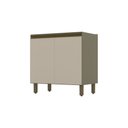 Ver imagem 6 de Balcão 80cm 2 Portas (sem Tampo) Connect Henn - Duna/cristal