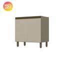 Ver imagem 4 de Balcão 80cm 2 Portas (sem Tampo) Connect Henn - Duna/cristal