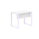 Ver imagem 3 de Escrivaninha M90/60P25TUB 90cm Industrial Branco e Lilas Rosa