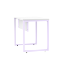 Ver imagem 7 de Escrivaninha M90/60P25TUB 90cm Industrial Branco e Lilas Rosa