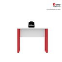 Ver mais imagens de Escrivaninha M90/60P25TUB 90cm Industrial Branco e Vermelho