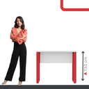 Ver imagem 5 de Escrivaninha M90/60P25TUB 90cm Industrial Branco e Vermelho