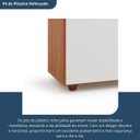 Ver imagem 7 de Armário Multiuso Escritório 2 Portas 2 Prateleiras Freijó Off-White Advantage Branco