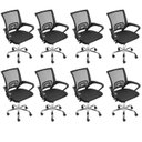 Ver imagem 1 de Kit 8 Cadeiras Escritório Diretor Tela Mesh Tok 3310