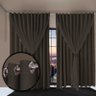 Cortina para Sala e Quarto Blecaute Bia 2,20 X 1,80 Marrom - 3
