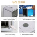 Ver imagem 5 de Mini Ar Condicionado Climatizador Humidificador Portátil Arctic Air Cooler 3 Velocidades