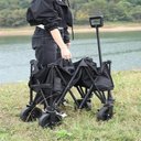 Ver imagem 5 de Carrinho Dobrável Impermeável Articulado Rodas 360º 100kg