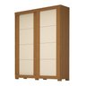 Guarda-roupa Casal 160cm 2 Portas de Correr Flex Color 100% Mdf Boldina Espresso Móveis - 2