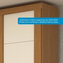 Ver mais imagens de Guarda-roupa Casal 160cm 2 Portas de Correr Flex Color 100% Mdf Boldina Espresso Móveis