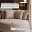 Ver imagem 5 de Poltrona Redonda Decorativa 2 Lugares com Almofadas 150cm Soho