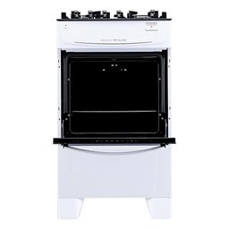 Fogão 4 Bocas Atlas Mônaco Plus Branco com Mesa de Vidro Top Glass - Bivolt - 2