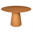 Ver imagem 2 de Mesa de Jantar Cone Redonda 130cm Base Madeira Freijó Tampo Freijó