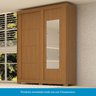 Guarda-roupa Casal 160cm 2 Portas de Correr com Espelho Flex Color 100% Mdf Boldina Espresso Móveis - 6